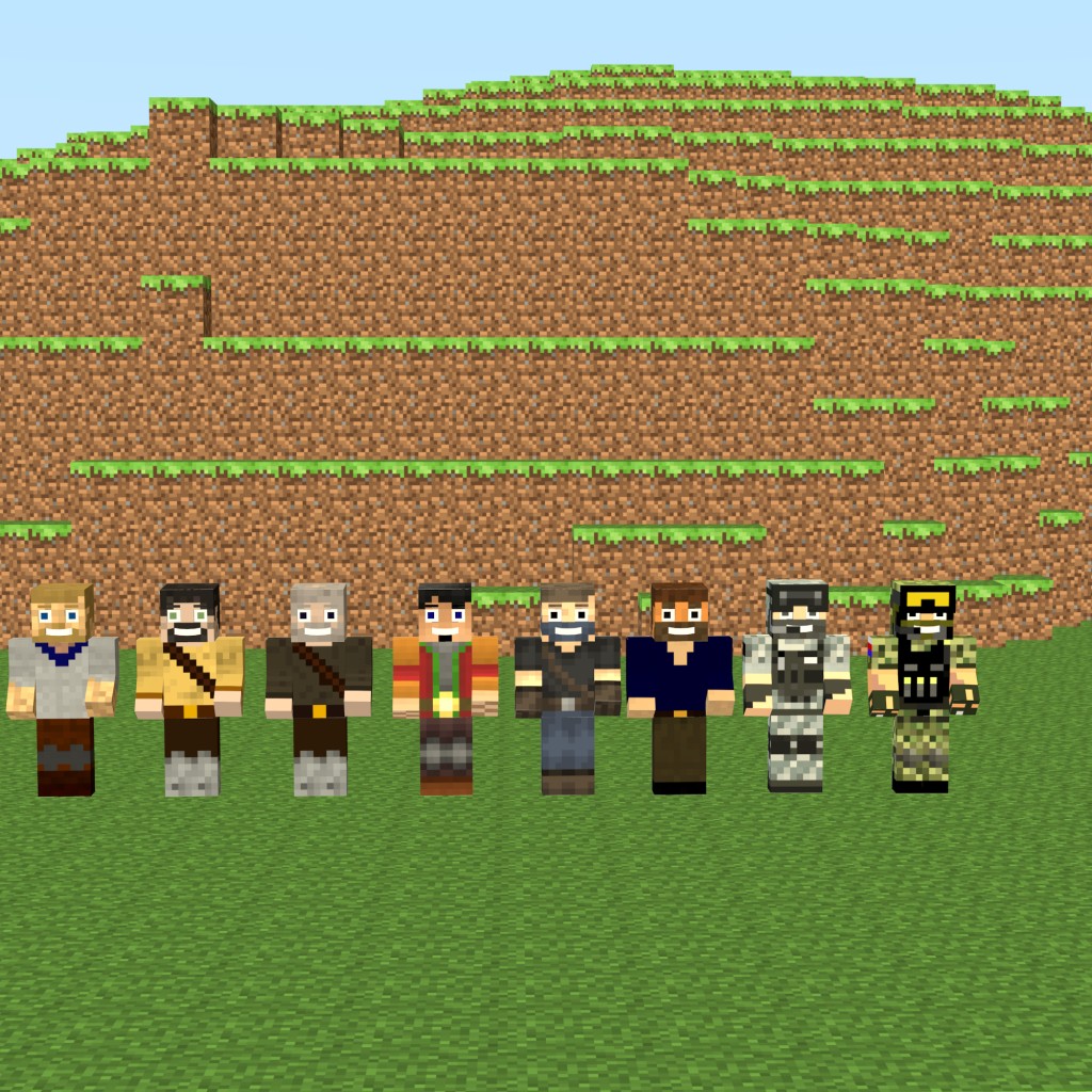 Minecraft Character/Weapons Pack preview image 3
